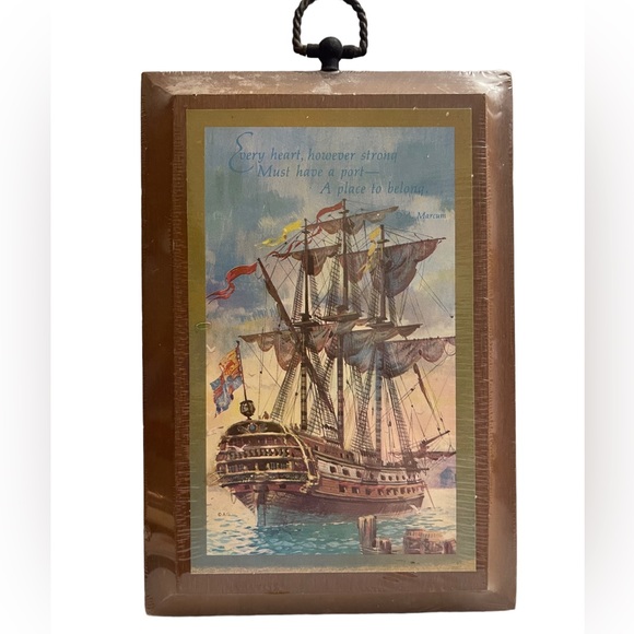 Vintage 1973 American Greetings wall plaques wrapped in original plastic - Picture 2 of 16